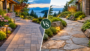 Paver vs Natural Stone Walkways in Victoria